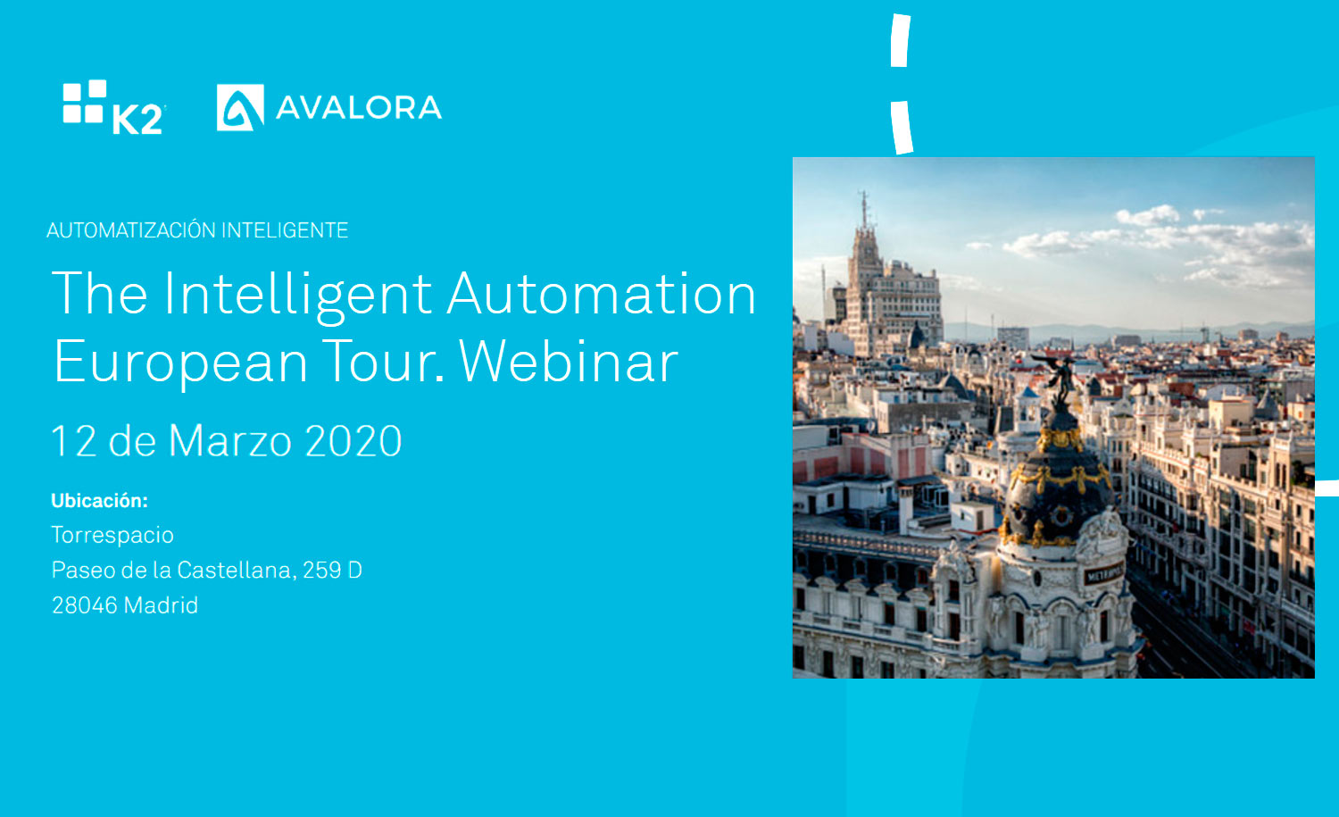 EVENTO K2 - Avalora: The Intelligent Automation European