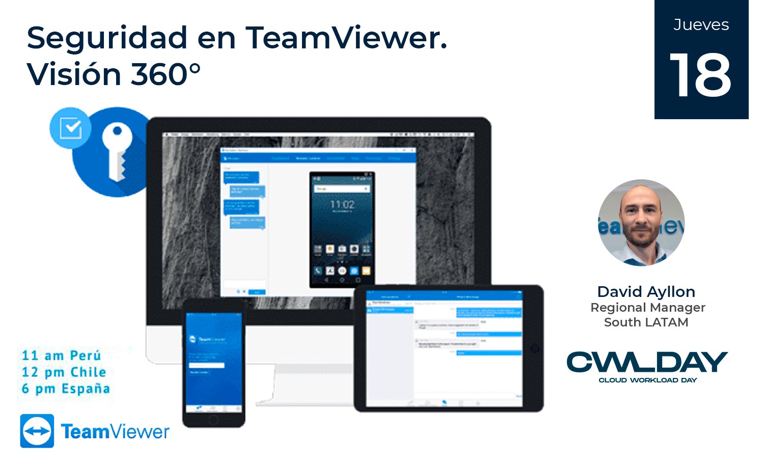 Webinar 18 de Junio | 18:00 GMT +1 | Seguridad en TeamViewer – Visión 360°. Regístrate